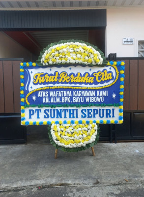 Papan Bunga Duka di Ciawitali